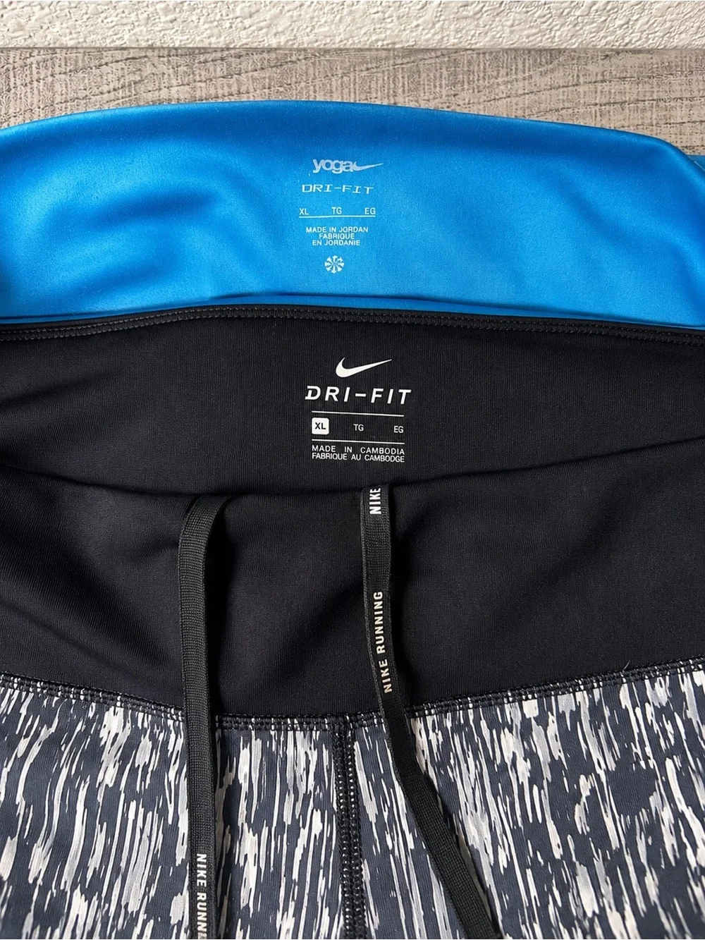 Nike Dri-FIT Leggings Bundle 2 Pair Size XL Yoga Running